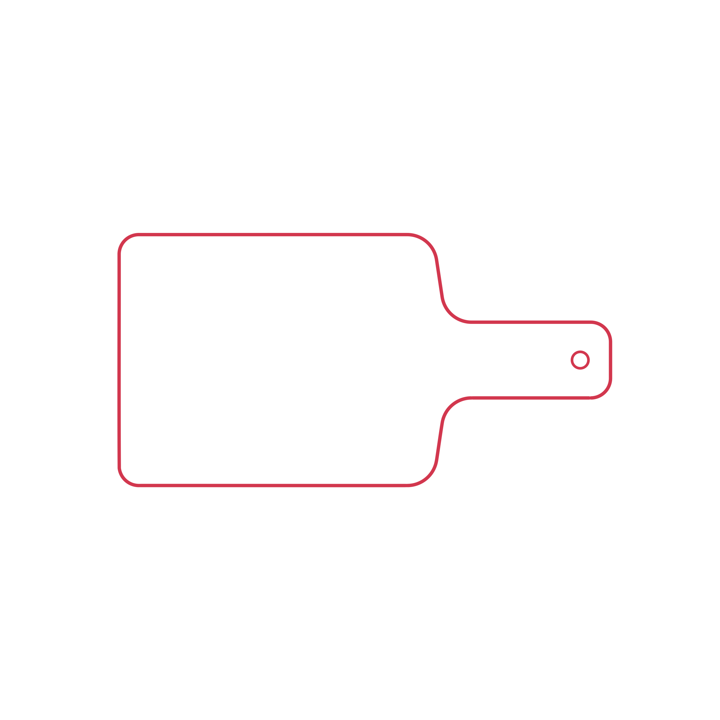 Objects Cutting Boards Ikea Proppmatt Chopping Board Handle Svg Line Art Free Vectors